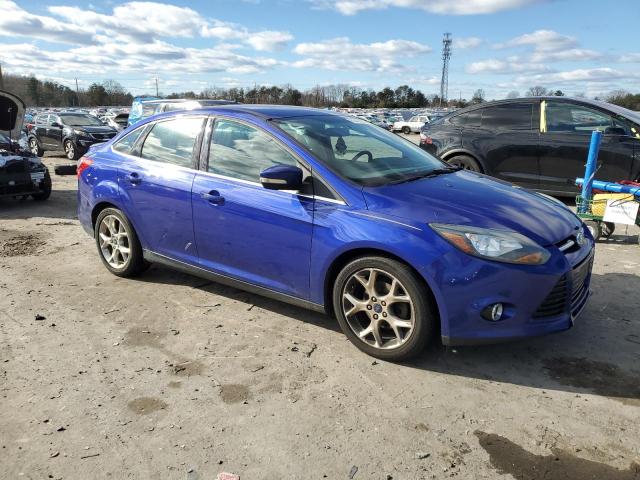 1FADP3J2XEL240747 - 2014 FORD FOCUS TITANIUM BLUE photo 4