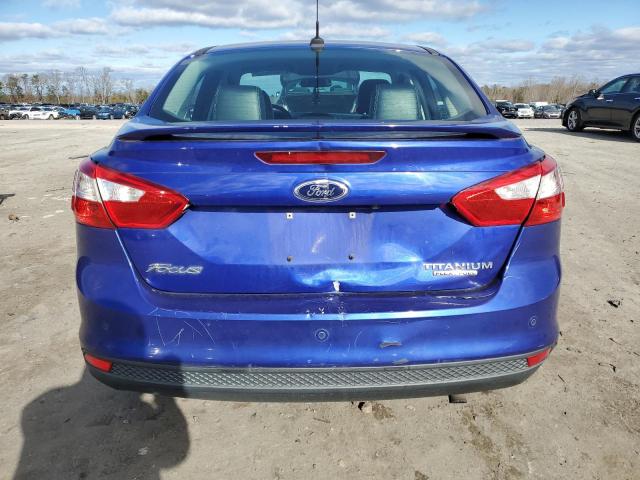 1FADP3J2XEL240747 - 2014 FORD FOCUS TITANIUM BLUE photo 6