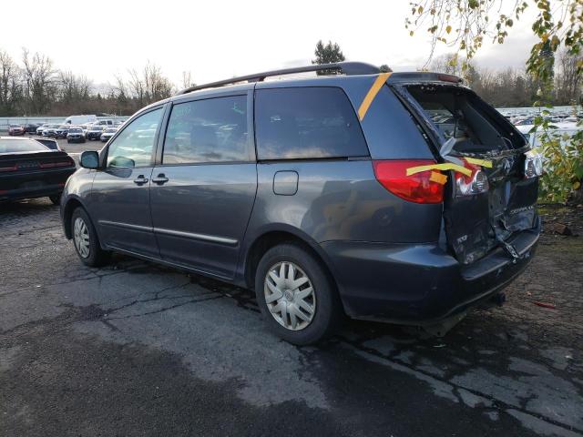 5TDZK23C18S148864 - 2008 TOYOTA SIENNA CE TEAL photo 2