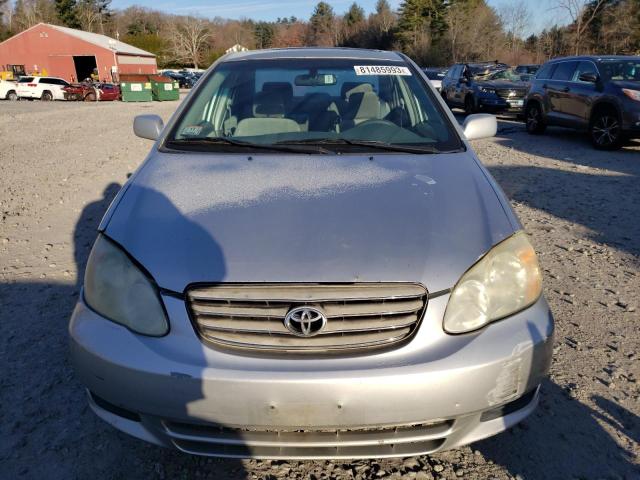 2T1BR32E13C135393 - 2003 TOYOTA COROLLA CE SILVER photo 5