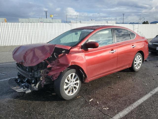 3N1AB7AP4GY337924 - 2016 NISSAN SENTRA S RED photo 1