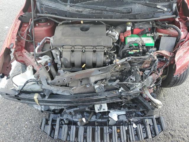 3N1AB7AP4GY337924 - 2016 NISSAN SENTRA S RED photo 11