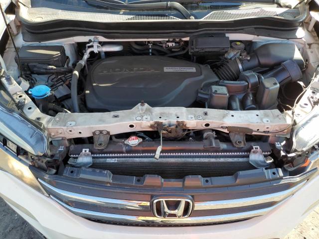 5FNYF6H54HB039983 - 2017 HONDA PILOT EXL WHITE photo 12
