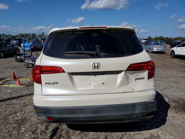 5FNYF6H54HB039983 - 2017 HONDA PILOT EXL WHITE photo 6