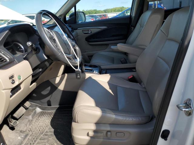 5FNYF6H54HB039983 - 2017 HONDA PILOT EXL WHITE photo 7