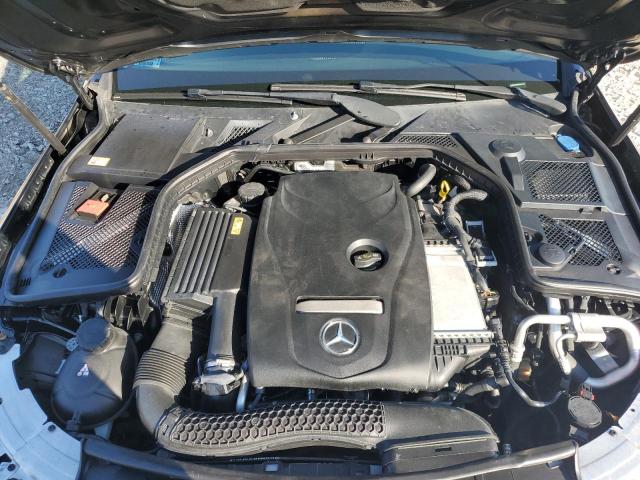 55SWF4KB8FU067484 - 2015 MERCEDES-BENZ C 300 4MATIC BLACK photo 11