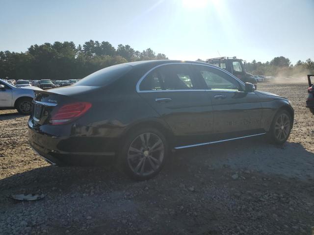 55SWF4KB8FU067484 - 2015 MERCEDES-BENZ C 300 4MATIC BLACK photo 3