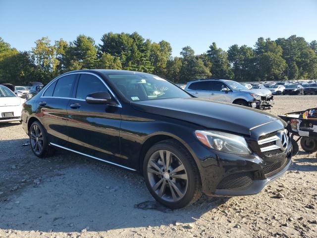 55SWF4KB8FU067484 - 2015 MERCEDES-BENZ C 300 4MATIC BLACK photo 4