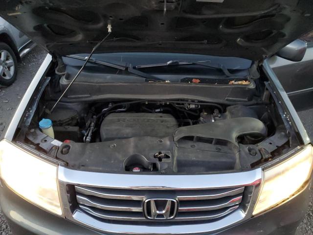 5FNYF4H5XDB002192 - 2013 HONDA PILOT EXL GRAY photo 11