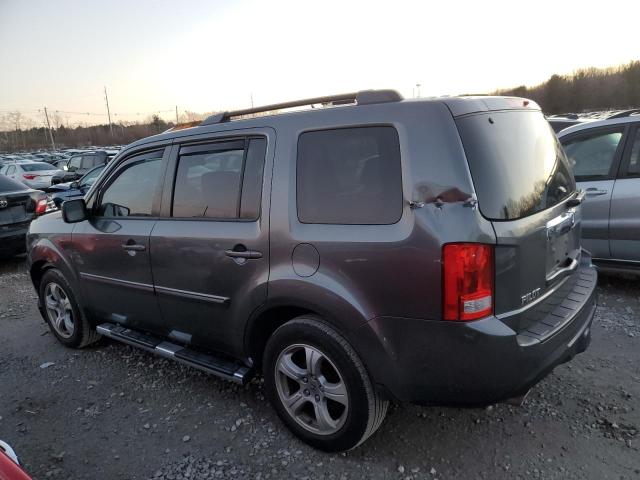 5FNYF4H5XDB002192 - 2013 HONDA PILOT EXL GRAY photo 2