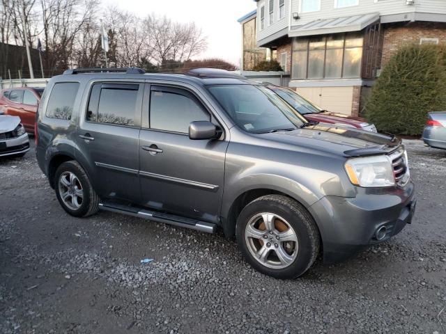 5FNYF4H5XDB002192 - 2013 HONDA PILOT EXL GRAY photo 4