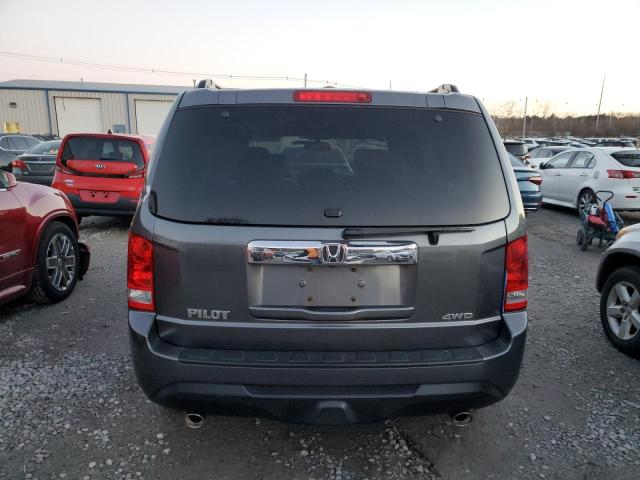 5FNYF4H5XDB002192 - 2013 HONDA PILOT EXL GRAY photo 6