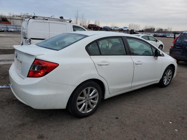 2HGFB2F97CH120806 - 2012 HONDA CIVIC EXL თეთრი ფოტო 3