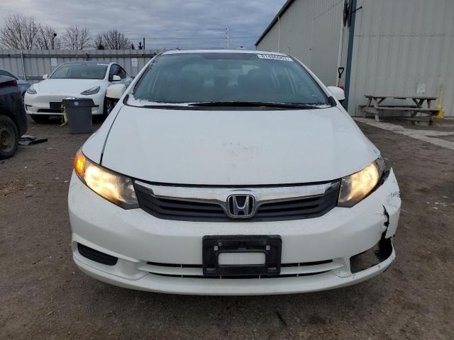 2HGFB2F97CH120806 - 2012 HONDA CIVIC EXL თეთრი ფოტო 5