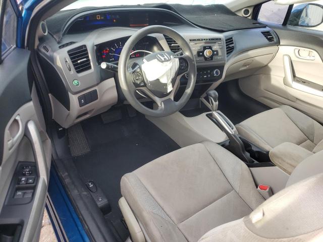 2HGFG3B55CH548450 - 2012 HONDA CIVIC LX BLUE photo 8