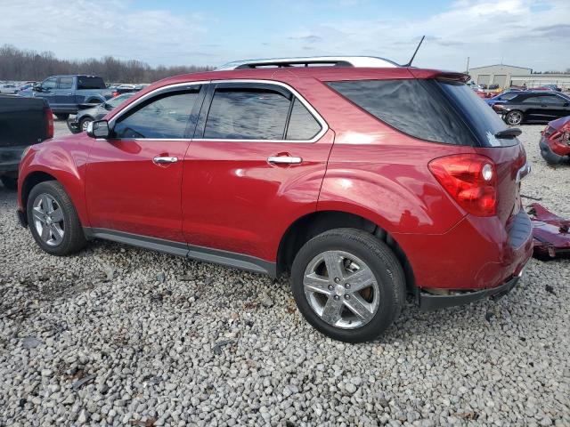 2GNFLDE39E6268059 - 2014 CHEVROLET EQUINOX LTZ RED photo 2