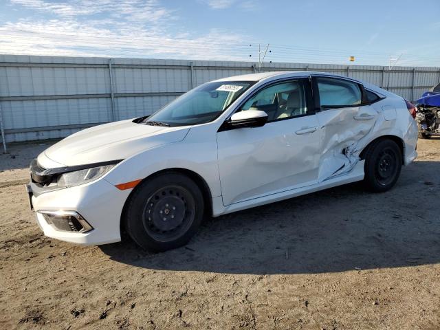 2HGFC2F65KH514208 - 2019 HONDA CIVIC LX WHITE photo 1