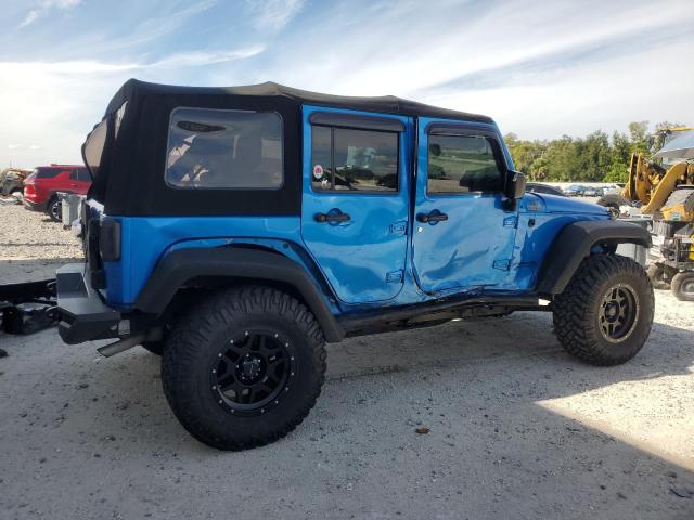 1C4BJWDG7GL176116 - 2016 JEEP WRANGLER U SPORT 蓝色 照片 3