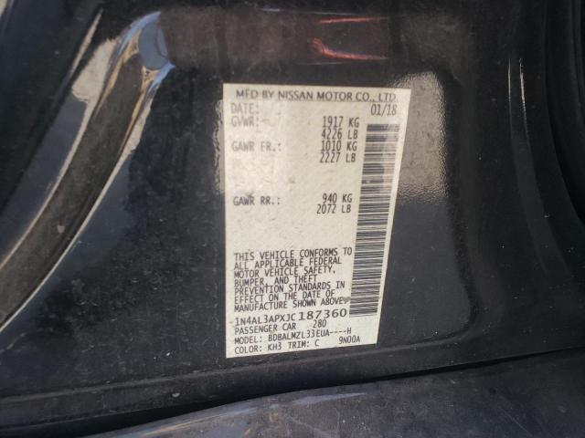 1N4AL3APXJC187360 - 2018 NISSAN ALTIMA 2.5 黑色 照片 13