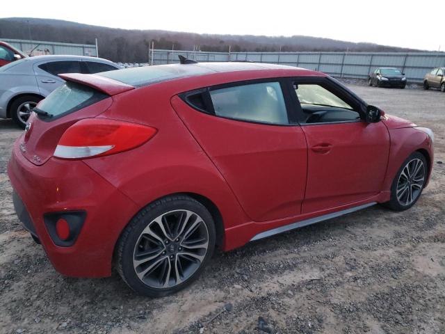 KMHTC6AE1GU295755 - 2016 HYUNDAI VELOSTER TURBO RED photo 3