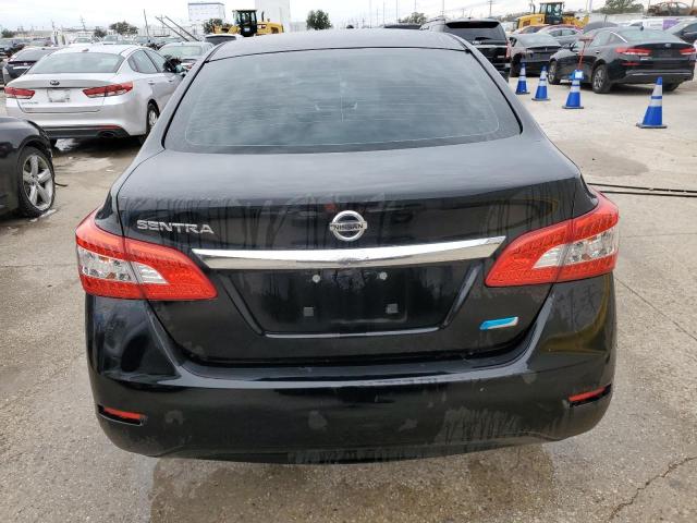 3N1AB7AP2EL630330 - 2014 NISSAN SENTRA S BLACK photo 6