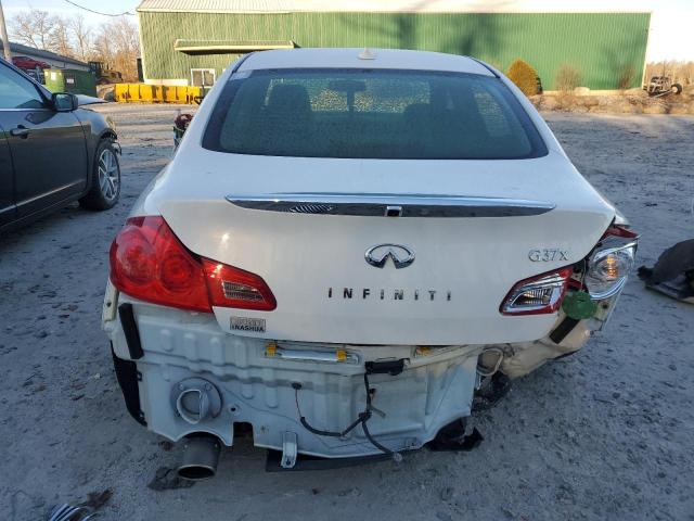 JN1CV6ARXDM768665 - 2013 INFINITI G37 WHITE photo 6