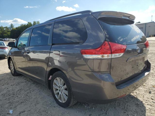 5TDDK3DC0BS007757 - 2011 TOYOTA SIENNA XLE GRAY photo 2