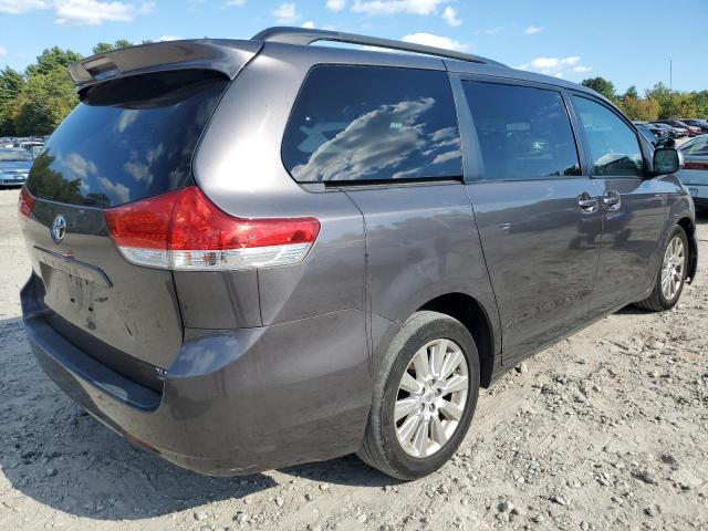 5TDDK3DC0BS007757 - 2011 TOYOTA SIENNA XLE GRAY photo 3