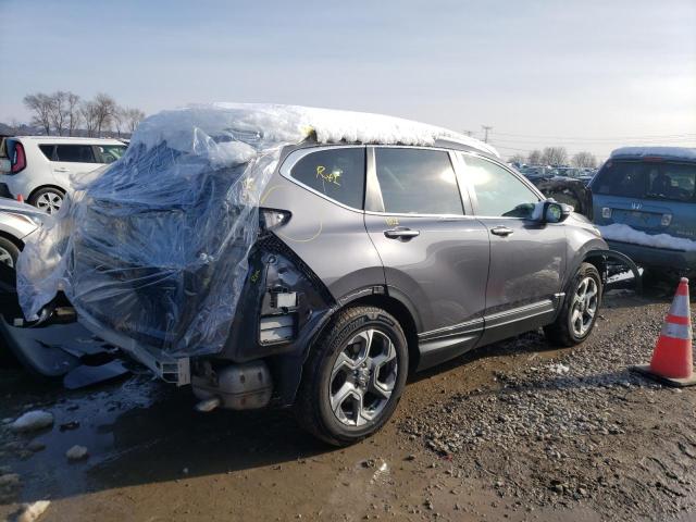 5J6RW2H89KL002370 - 2019 HONDA CR-V EXL GRAY photo 3