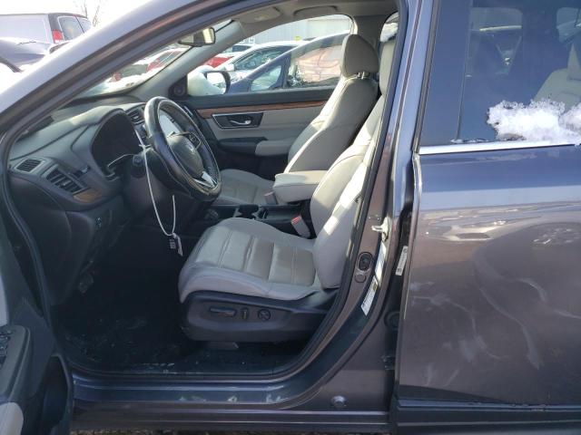 5J6RW2H89KL002370 - 2019 HONDA CR-V EXL GRAY photo 7