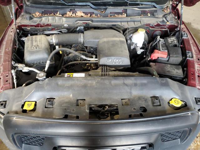 1C6RR7GG4MS519935 - 2021 RAM 1500 CLASS SLT 勃艮第红 照片 11