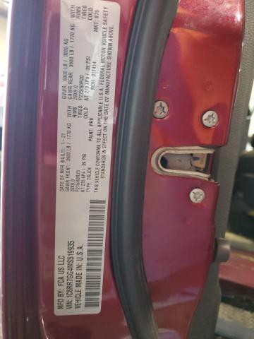 1C6RR7GG4MS519935 - 2021 RAM 1500 CLASS SLT 勃艮第红 照片 12