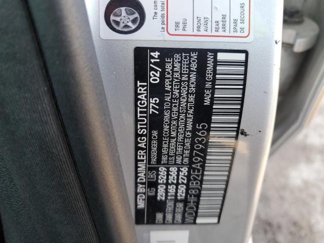 WDDHF8JB2EA979365 - 2014 MERCEDES-BENZ E 350 4MATIC SILVER photo 12