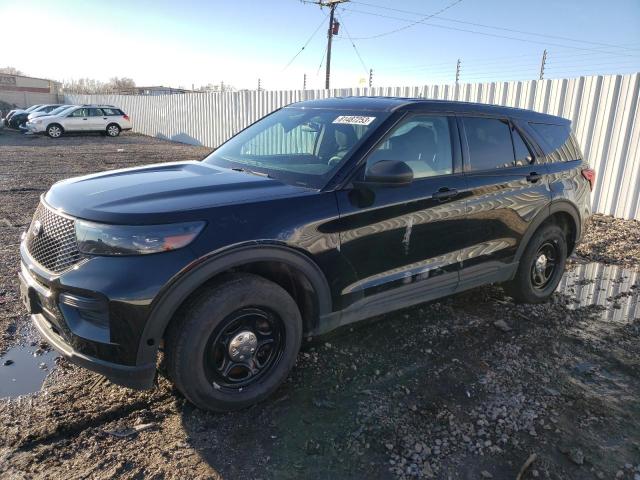 1FM5K8AB6NGA09049 - 2022 FORD EXPLORER POLICE INTERCEPTOR BLACK photo 1