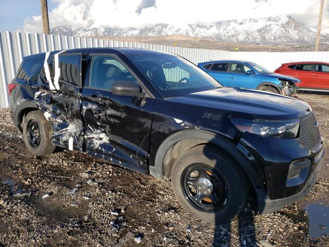 1FM5K8AB6NGA09049 - 2022 FORD EXPLORER POLICE INTERCEPTOR BLACK photo 4