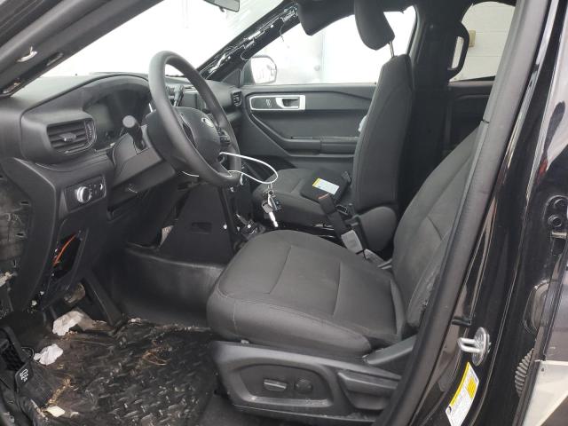 1FM5K8AB6NGA09049 - 2022 FORD EXPLORER POLICE INTERCEPTOR BLACK photo 7