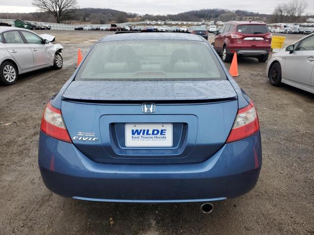 2HGFG12849H516161 - 2009 HONDA CIVIC EX BLUE photo 6