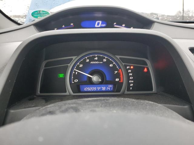 2HGFG12849H516161 - 2009 HONDA CIVIC EX BLUE photo 9