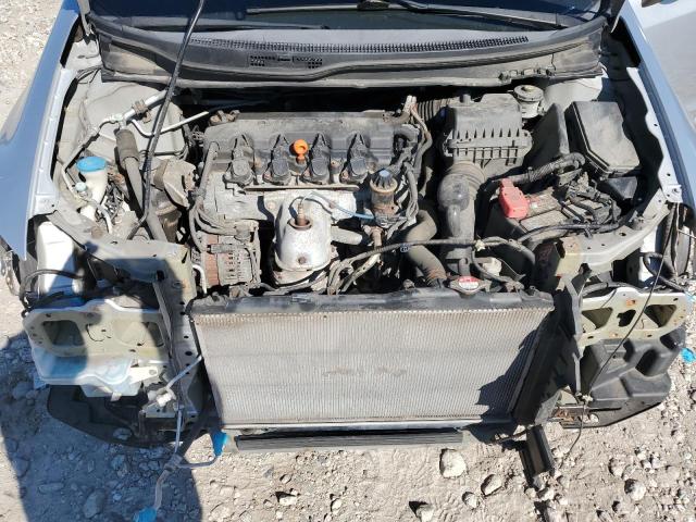 2HGFB2F55DH542006 - 2013 HONDA CIVIC LX ვერცხლისფერი ფოტო 11