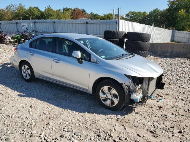 2HGFB2F55DH542006 - 2013 HONDA CIVIC LX ვერცხლისფერი ფოტო 4