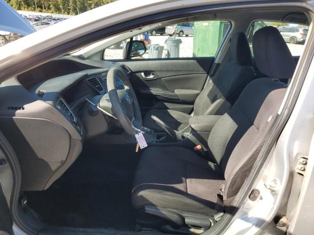 2HGFB2F55DH542006 - 2013 HONDA CIVIC LX ვერცხლისფერი ფოტო 7