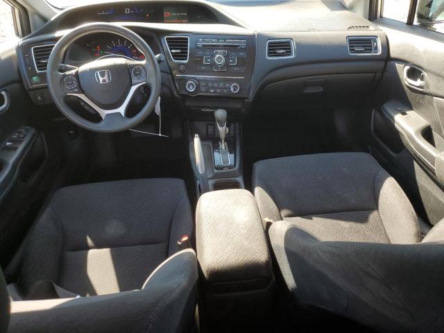 2HGFB2F55DH542006 - 2013 HONDA CIVIC LX ვერცხლისფერი ფოტო 8