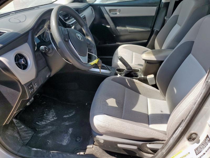 5YFBURHE5HP717755 - 2017 TOYOTA COROLLA L SILVER photo 7