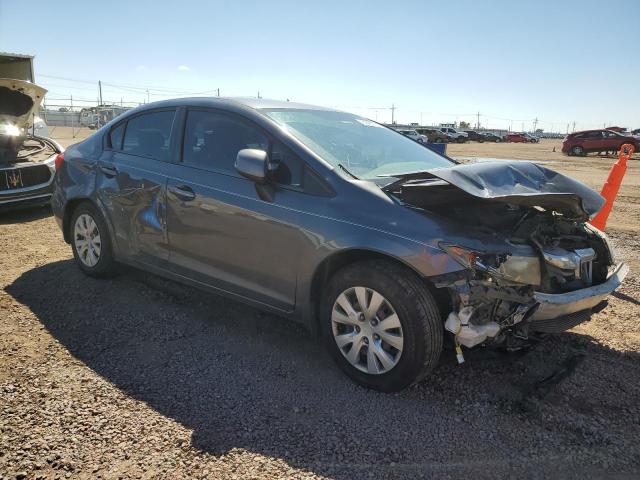 2HGFB2F55CH310679 - 2012 HONDA CIVIC LX GRAY photo 4