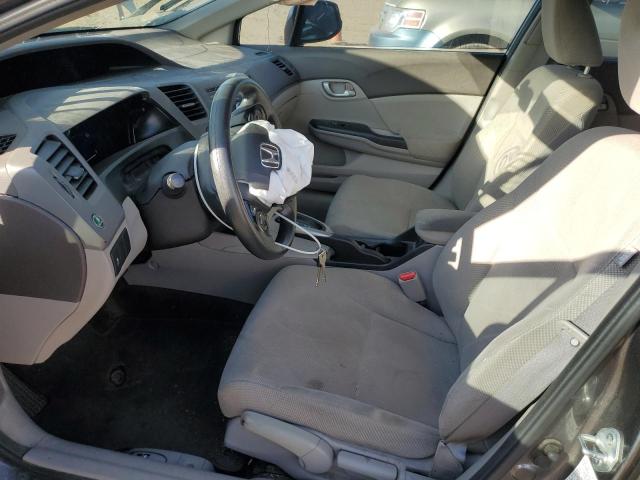 2HGFB2F55CH310679 - 2012 HONDA CIVIC LX GRAY photo 7