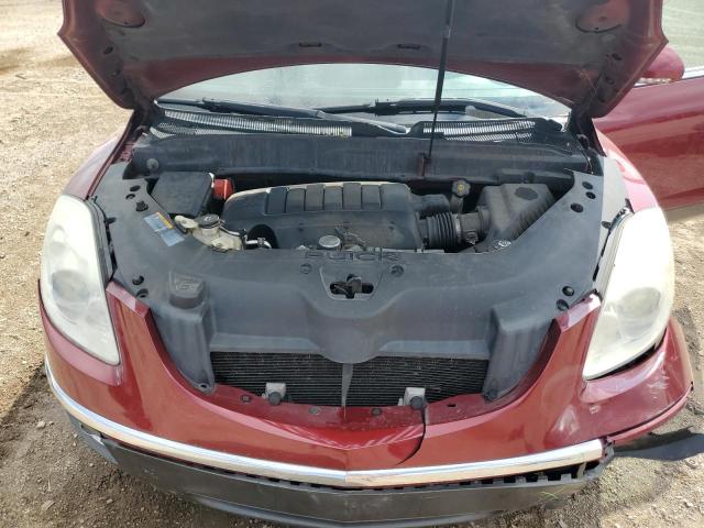 5GAKRCED0BJ272882 - 2011 BUICK ENCLAVE CXL BURGUNDY photo 11