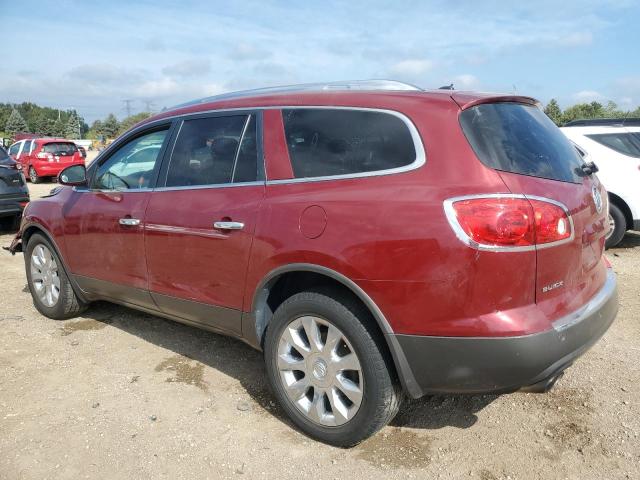 5GAKRCED0BJ272882 - 2011 BUICK ENCLAVE CXL BURGUNDY photo 2