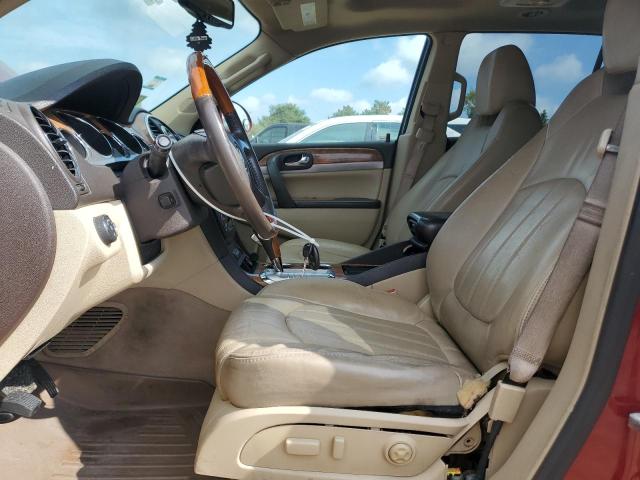 5GAKRCED0BJ272882 - 2011 BUICK ENCLAVE CXL BURGUNDY photo 7