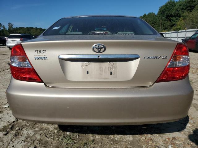 4T1BE32K53U160748 - 2003 TOYOTA CAMRY LE Marrón foto 6