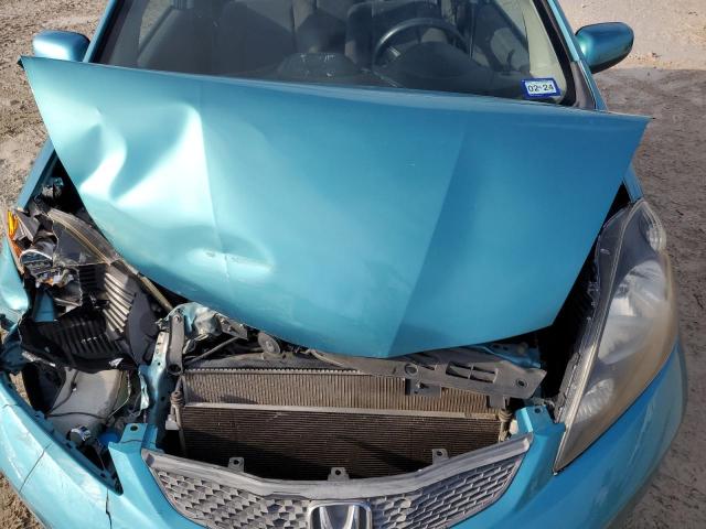 JHMGE8H34CC033629 - 2012 HONDA FIT TURQUOISE photo 11